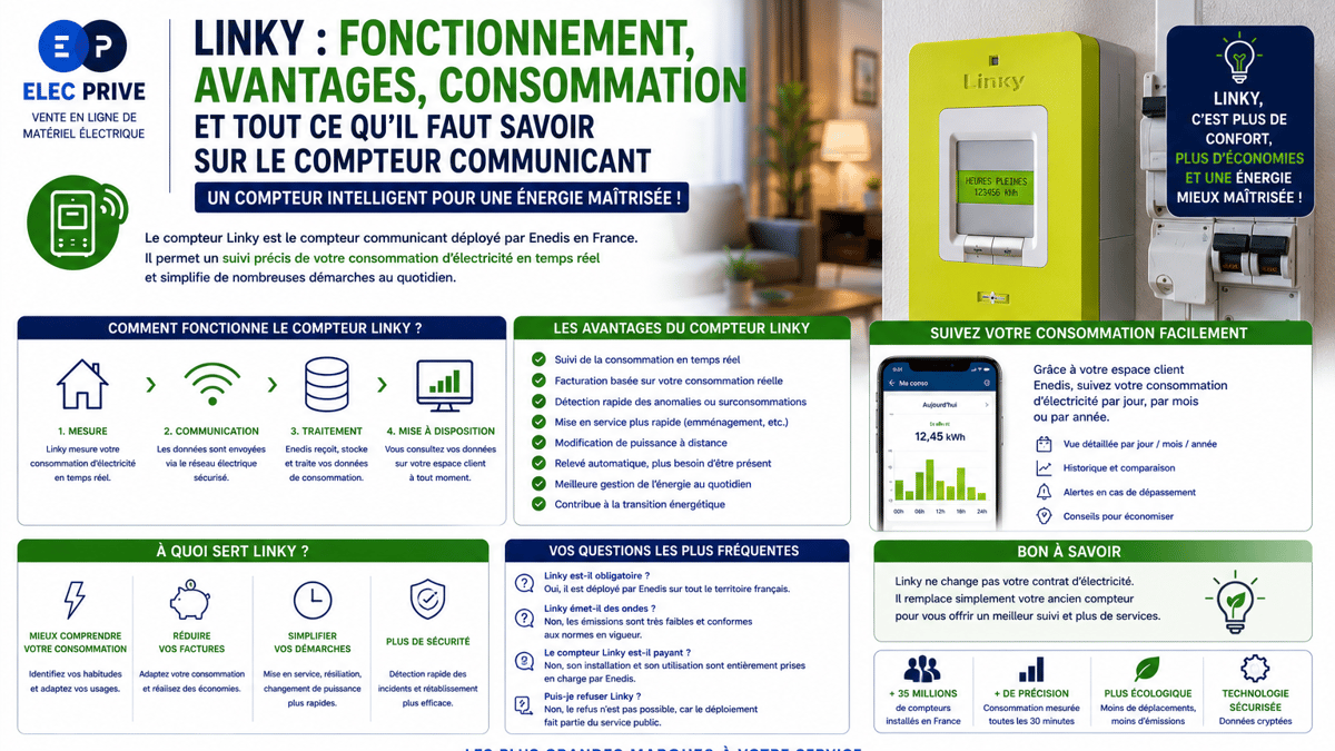Linky fonctionnement avantages consommation et tout ce qu il faut savoir sur le compteur communicant