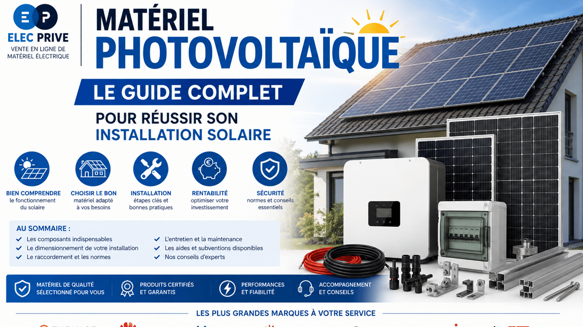 matériel photovoltaïque, matériel solaire, installation photovoltaïque, installation solaire, panneau solaire, panneau photovoltaïque, kit photovoltaïque, kit solaire, équipement p