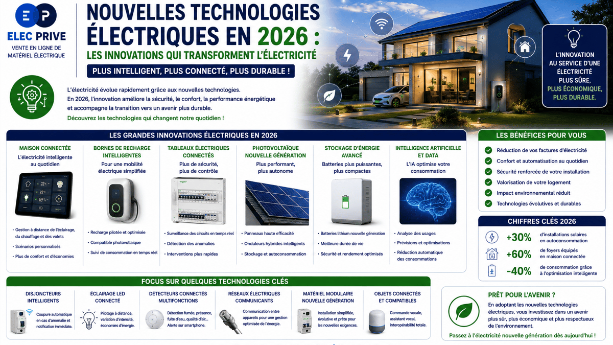 nouvelles technologies électriques, technologies électriques 2026, innovations électriques 2026, innovation électrique, nouvelles technologies électricité, innovations dans l’élect