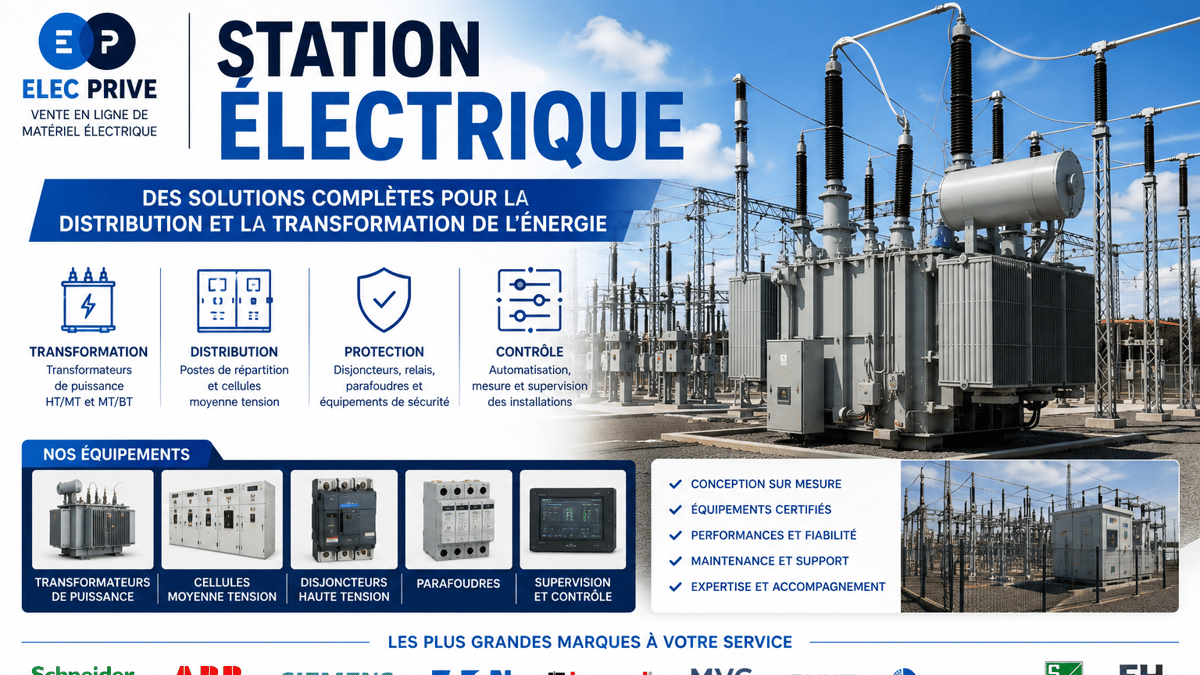 station électrique, station électrique professionnelle, station électrique industrielle, station électrique solaire, station photovoltaïque, station de recharge électrique, station